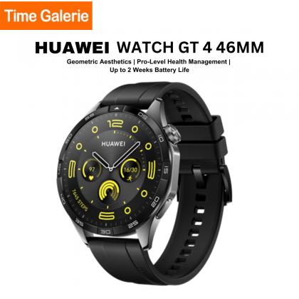 HUAWEI Watch GT4 46mm - Black Color Men Smart Watch